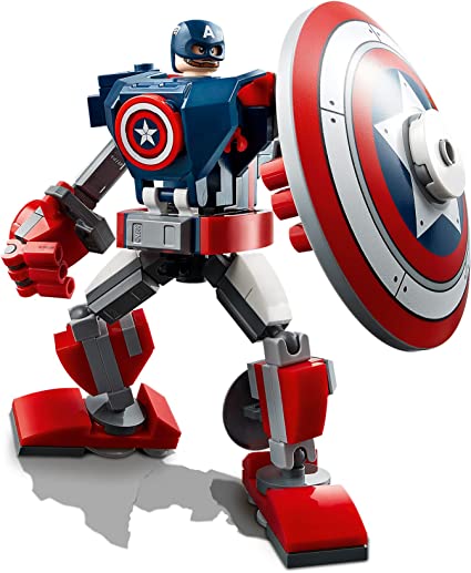 Captain america mech lego avnegers toy action figure for kids, link to purchase item